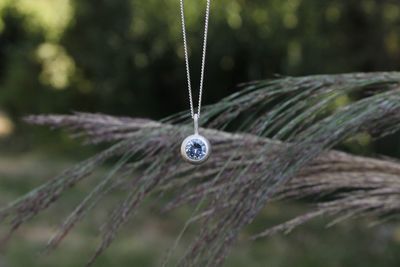 Kette Kette "BlingBling" midi mit Blau-Topas