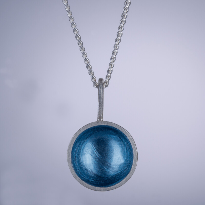Kette Kette "Joy" midi metallic-blau