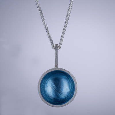Kette Kette "Joy" midi metallic-blau
