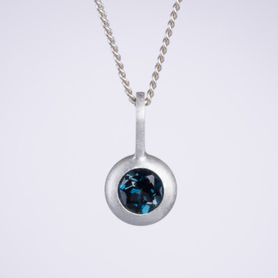 Kette Kette "BlingBling" mini mit London-Topas
