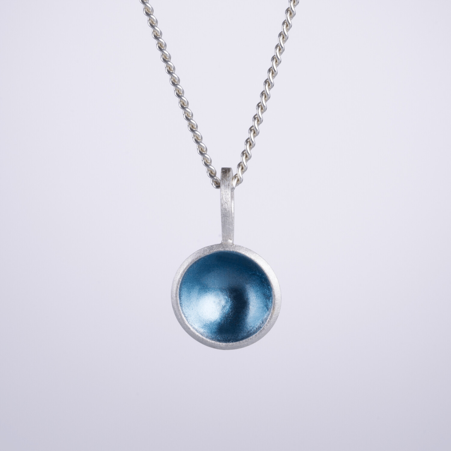 Kette Kette "Joy" mini metallic-blau