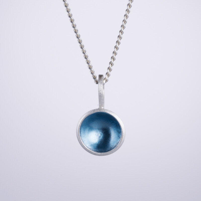 Kette Kette "Joy" mini metallic-blau