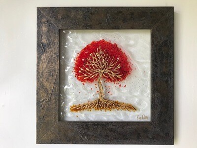 'Tree of Life' in gold & red