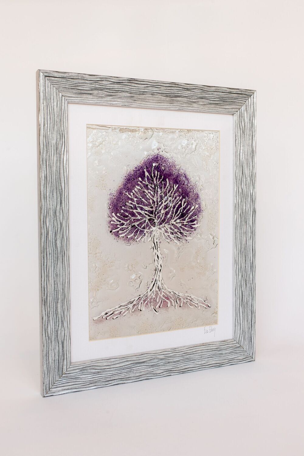 'Tree of Life' in purple & silver