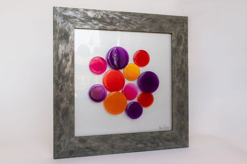Joie de Vivre in Purple &amp; Red
