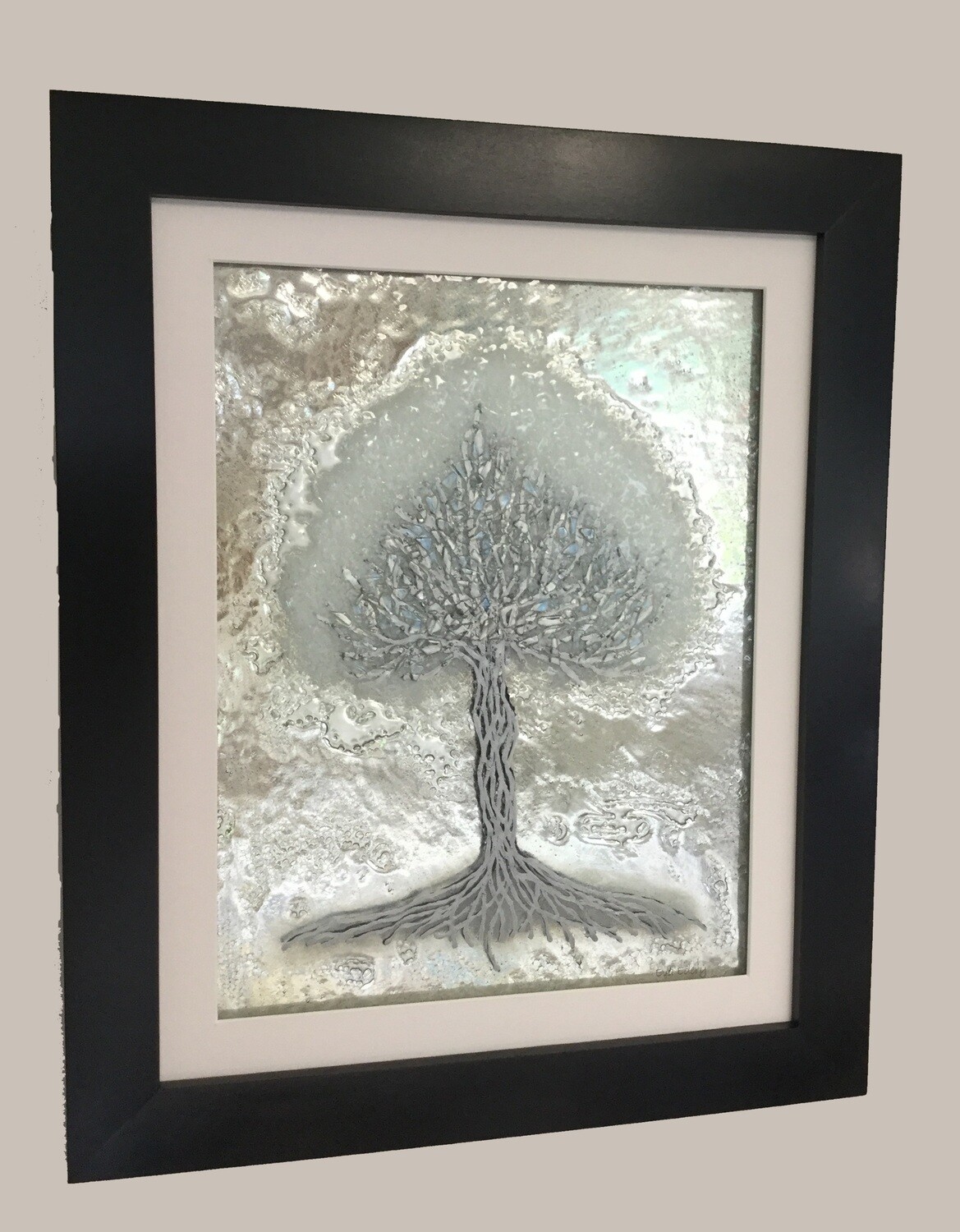 'Tree of Life' in white with mirror