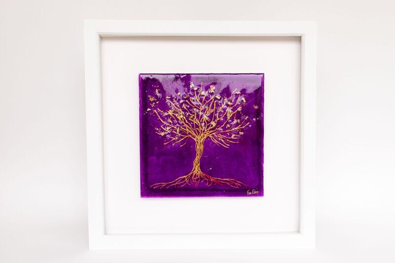 Tree of life in purple