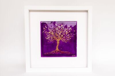 Tree of life in purple