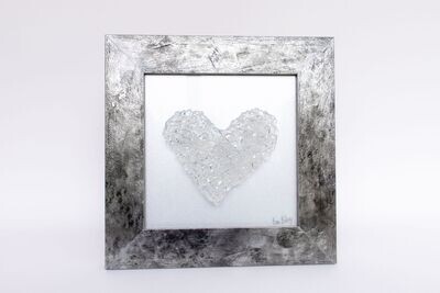 Clear Heart with Swarovskis