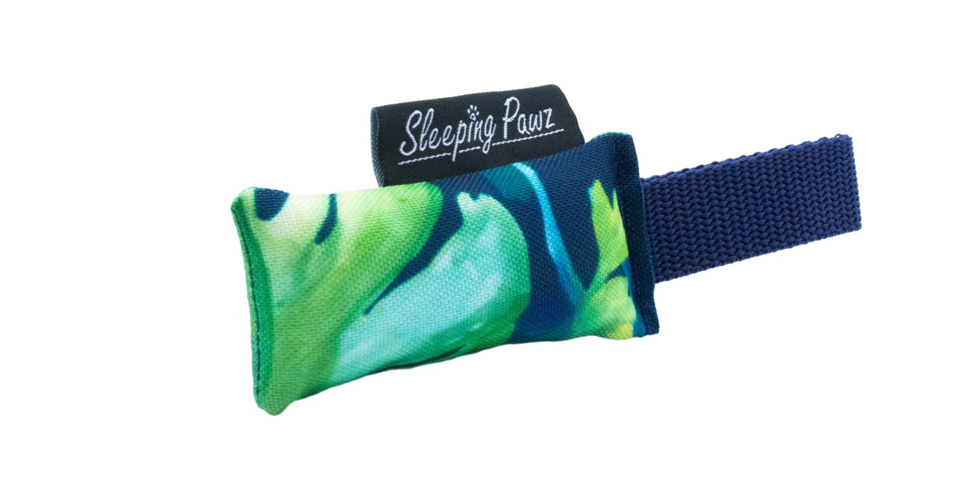 Gr. XS Green Monstera x Marineblau