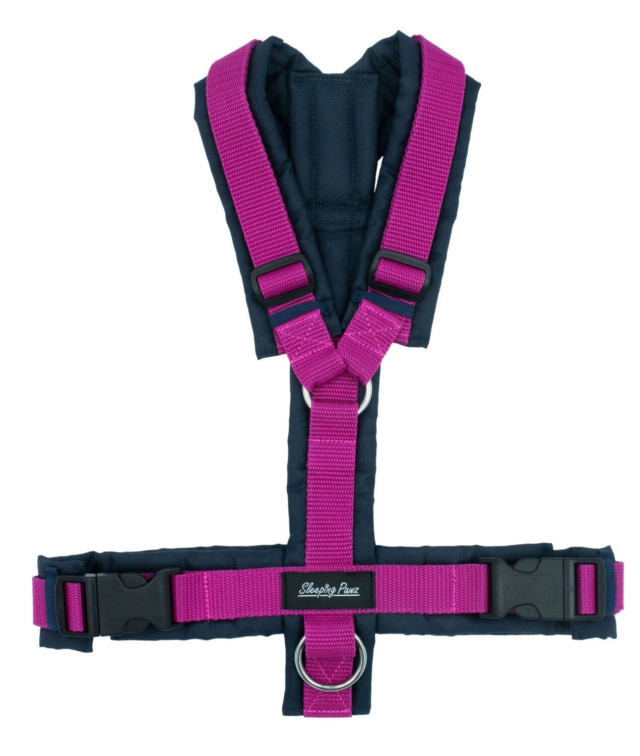 Gr. M Navy Dunkelblau x Pink