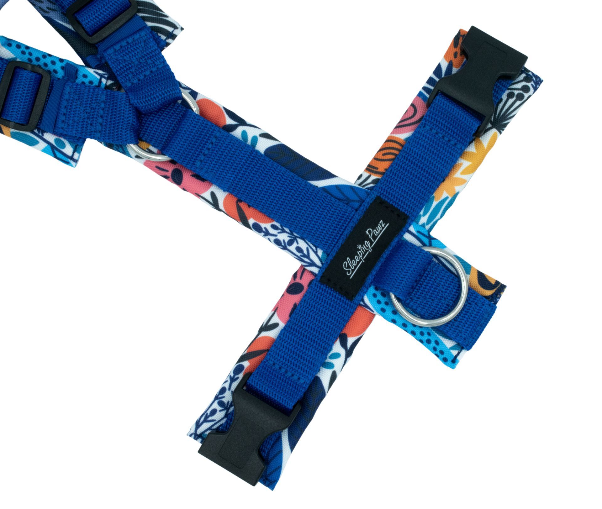 Gr. M Bunte Blumenwiese x Royalblau