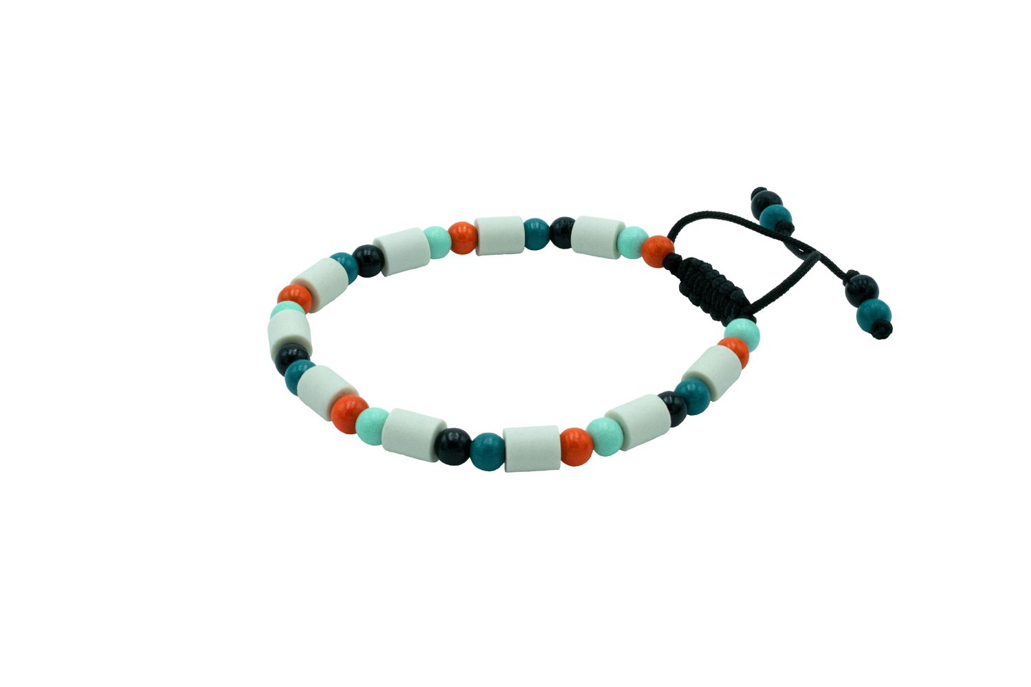Gr. S EM Keramikband Petrol/Mint/Orange/Schwarz