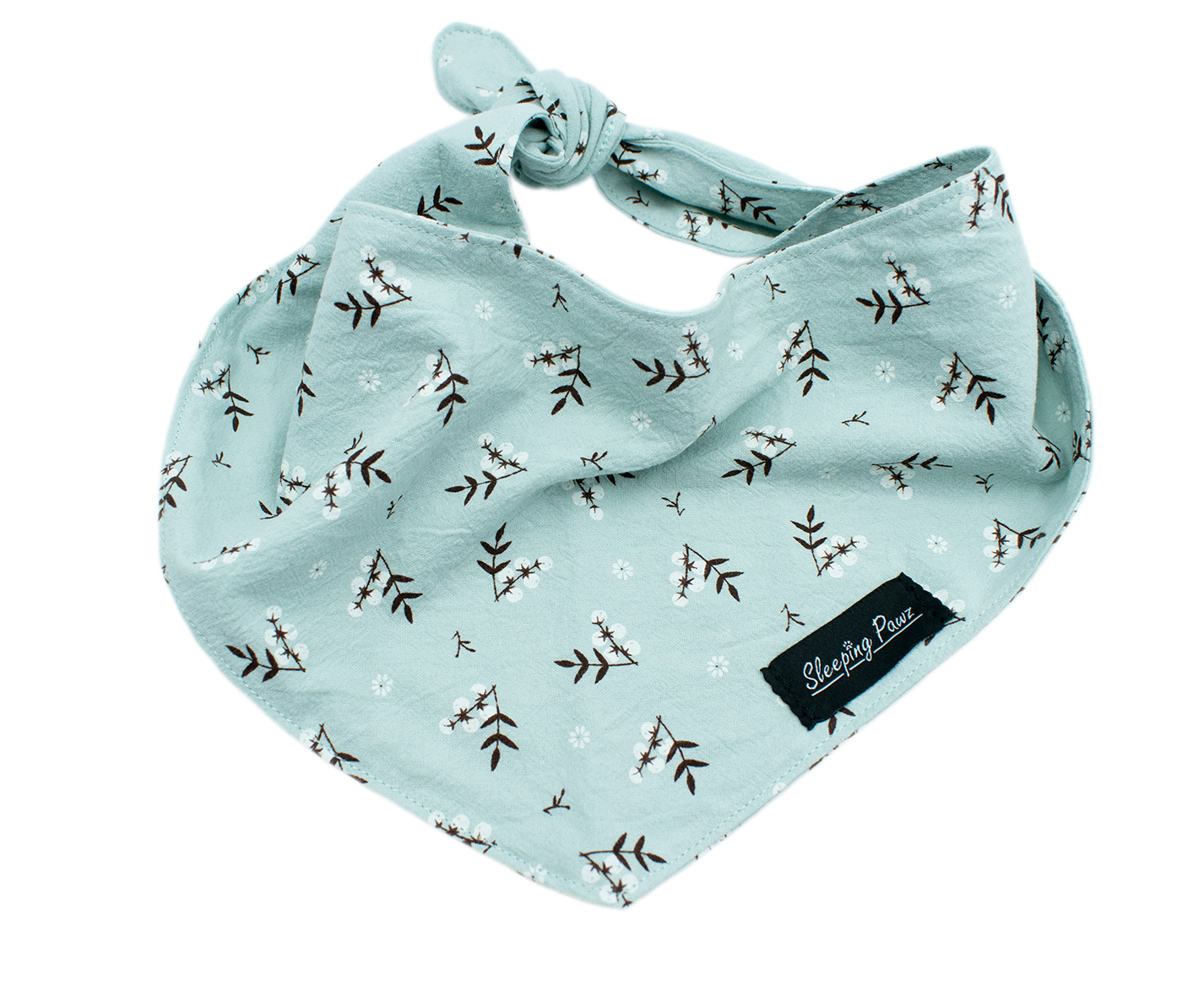 Halstuch Zweige und Knospen Mint