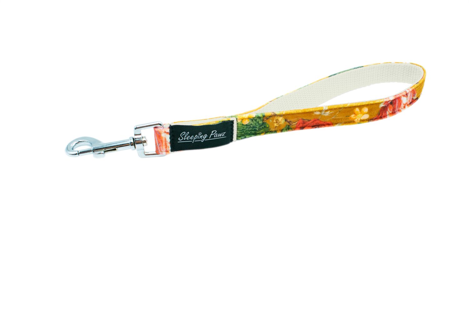 Eden Kollektion Kurzführer Konfigurator, Gurtbandfarbe: Beige, Karabiner: Silber