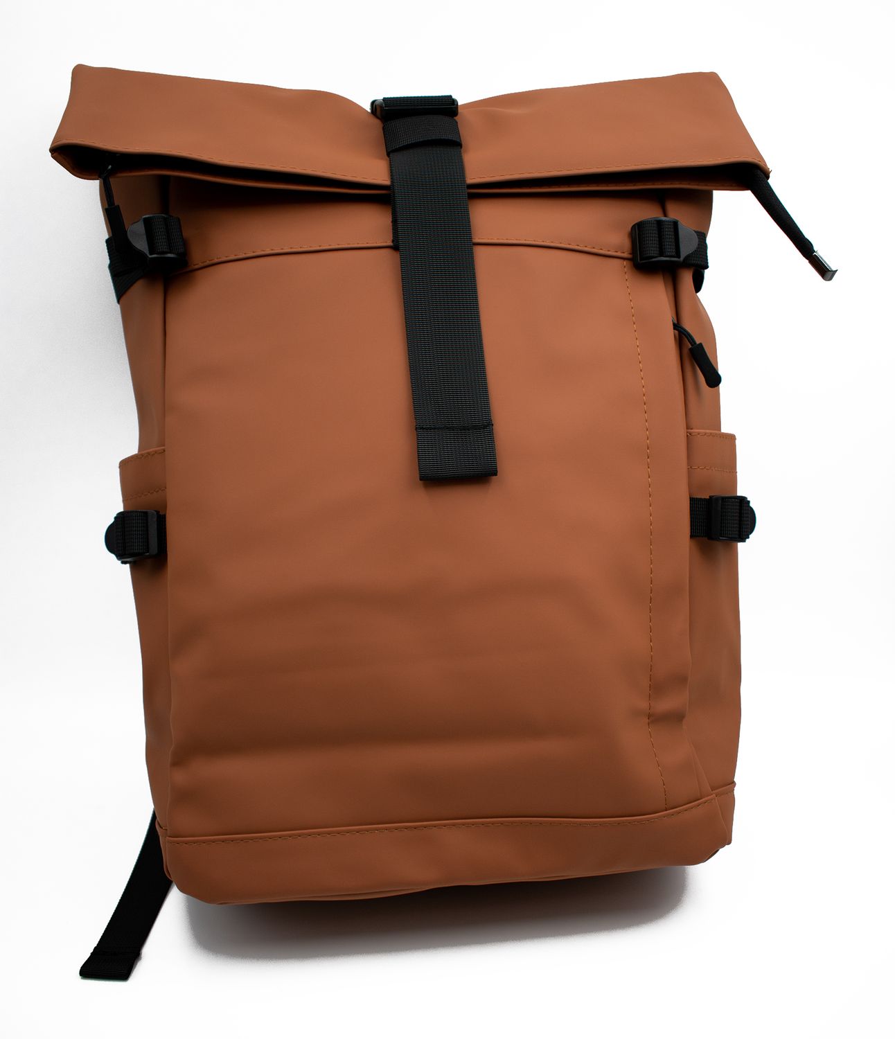 Rolltop-Rucksack Kupfer Braun