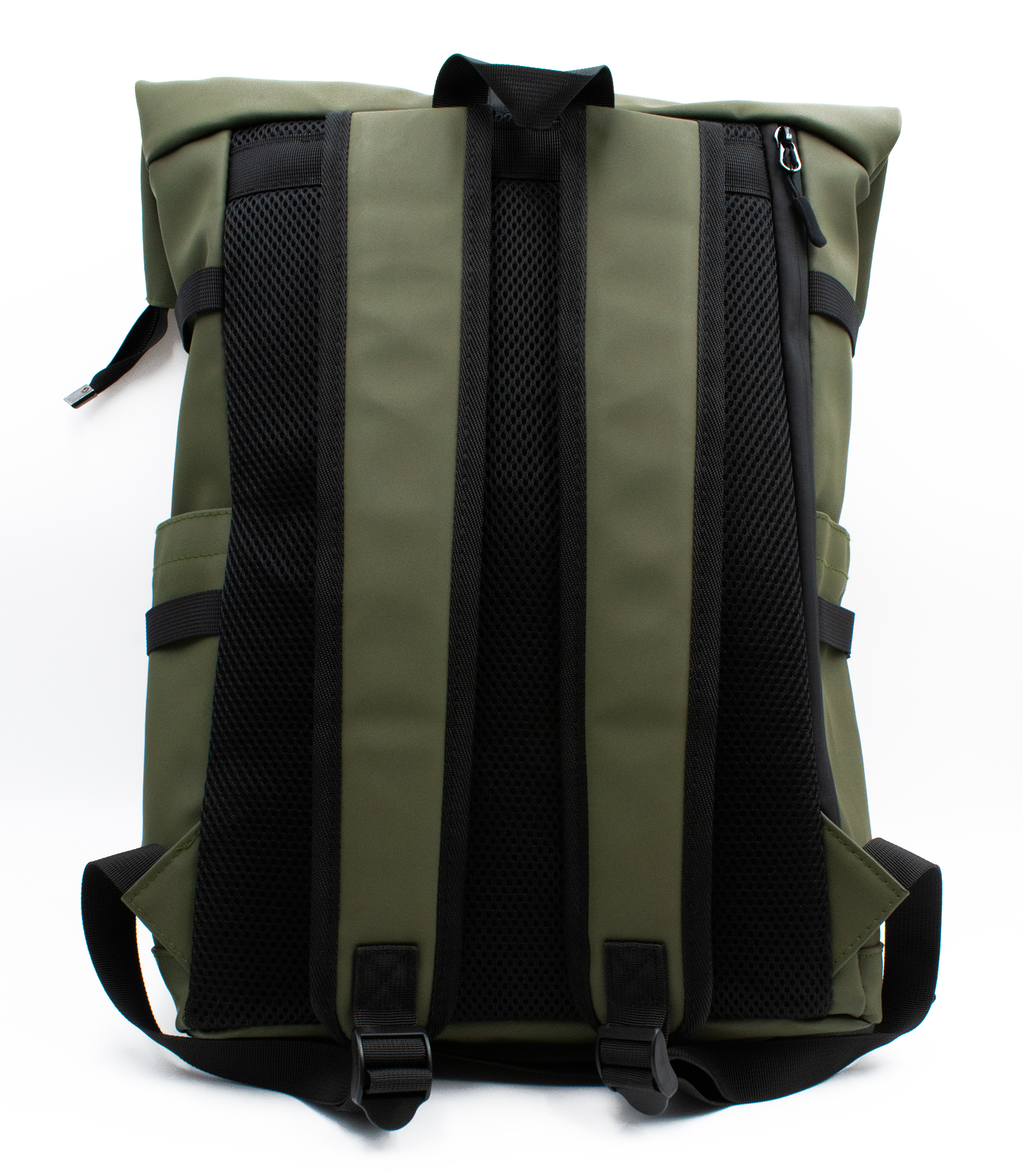 Rolltop-Rucksack Olivgrün
