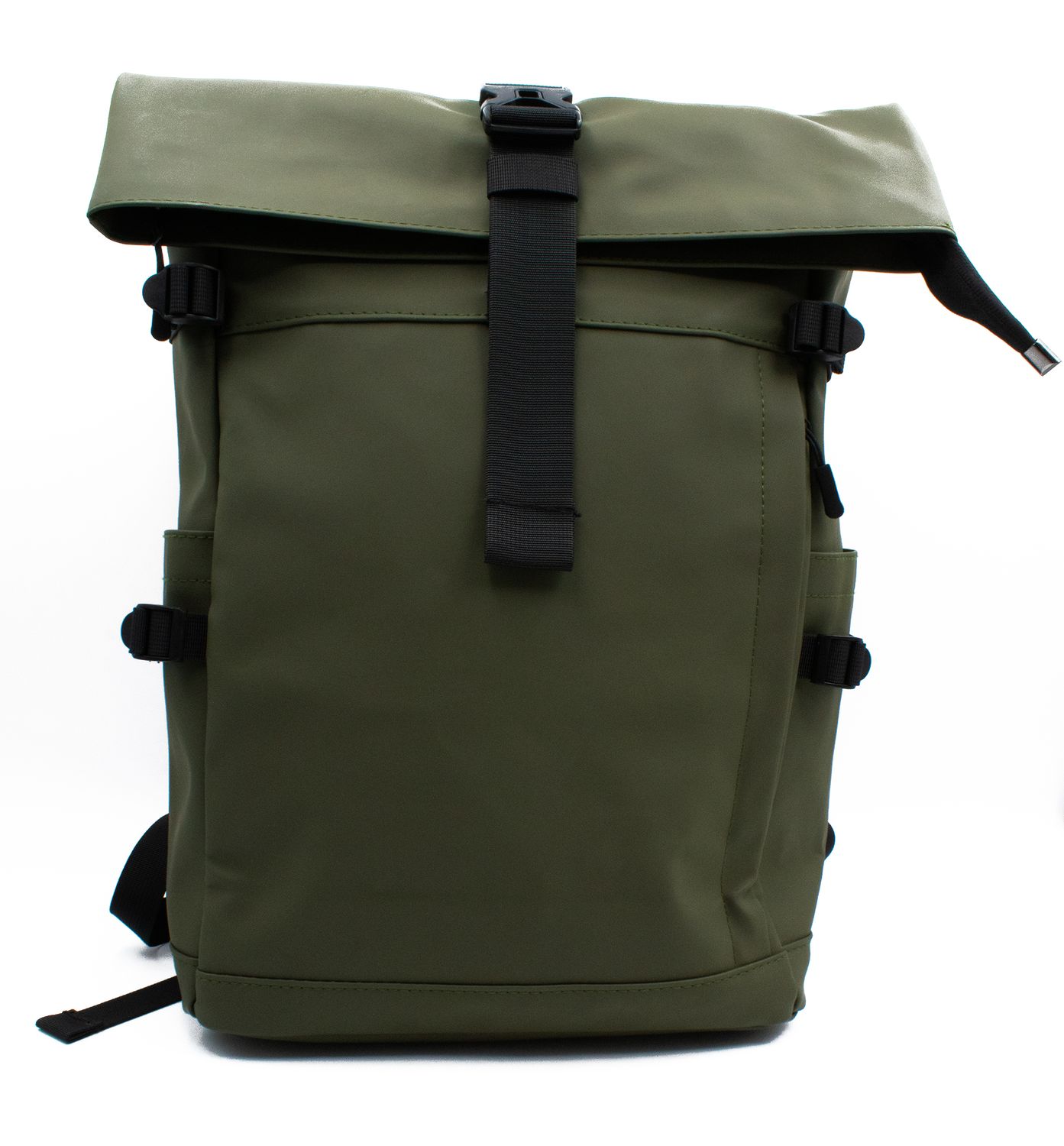 Rolltop-Rucksack Olivgrün