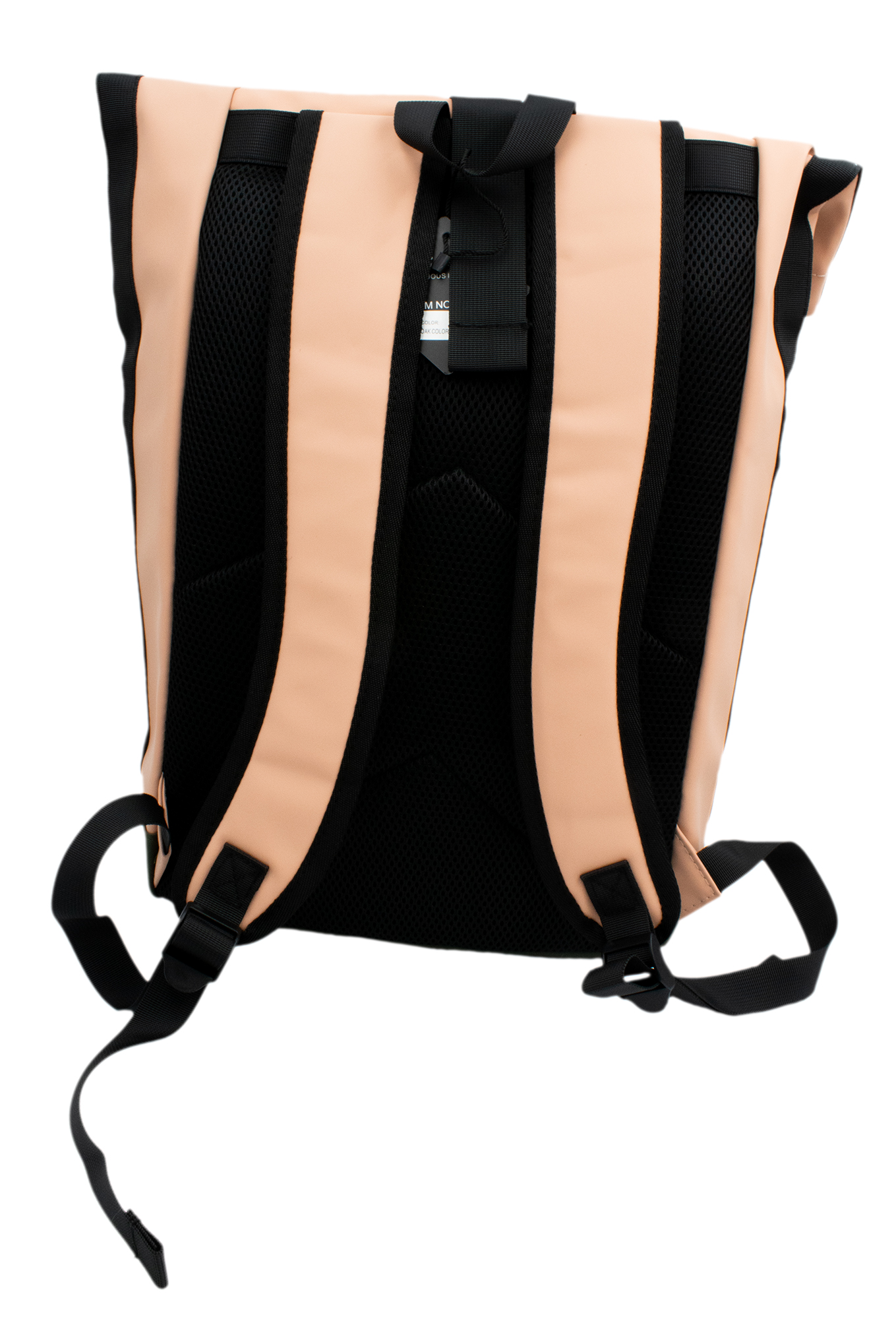 Rolltop Rucksack Peach/Oliv