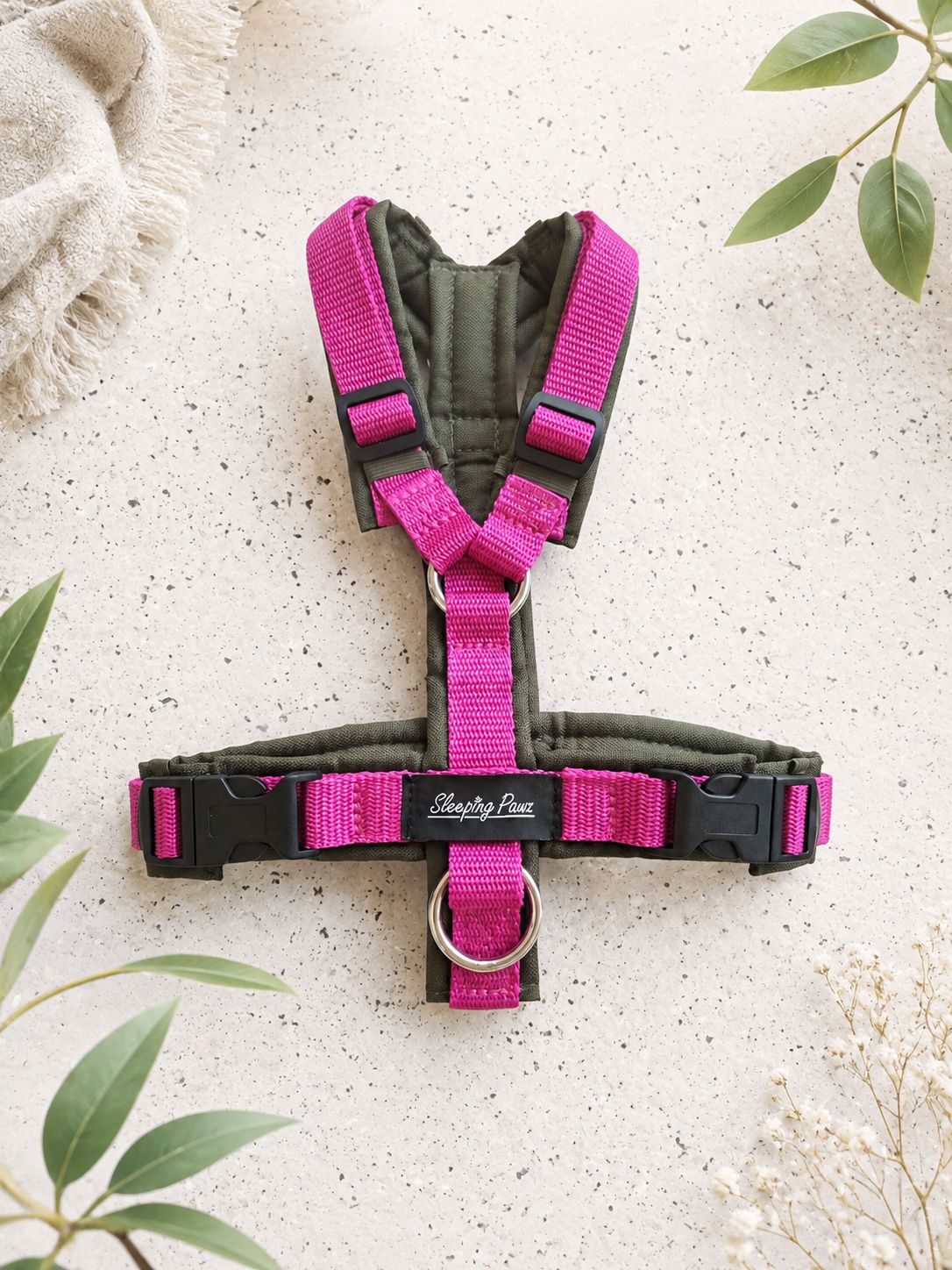 Gr. XS Oliv x Pink