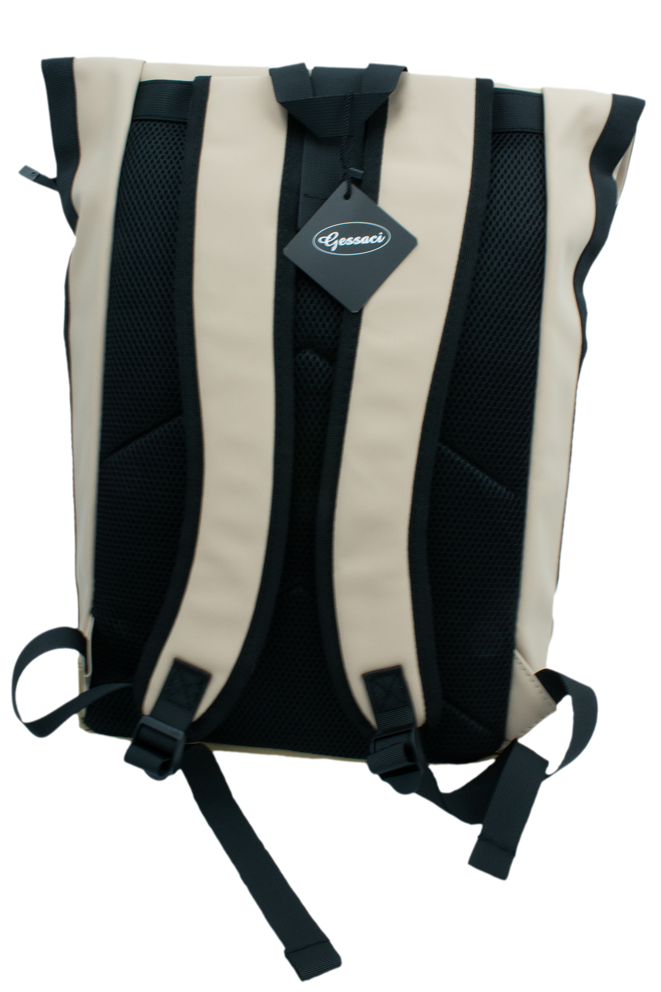 Rolltop Rucksack Hellbeige/Beige