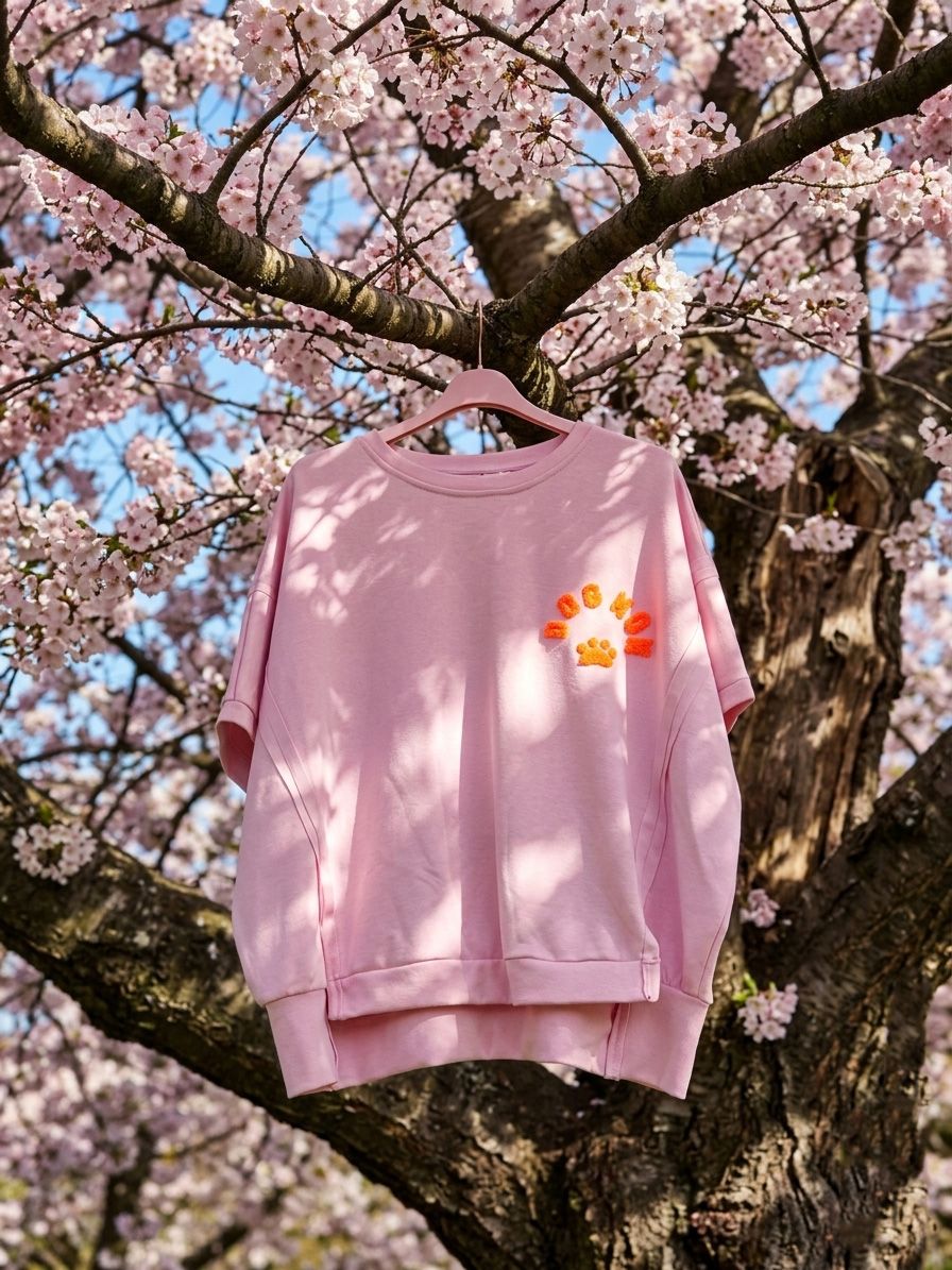 DOG MOM Shirt Zartrosa / Neonorange Onesize DOG MOM Shirt Zartrosa / Neonorange Onesize