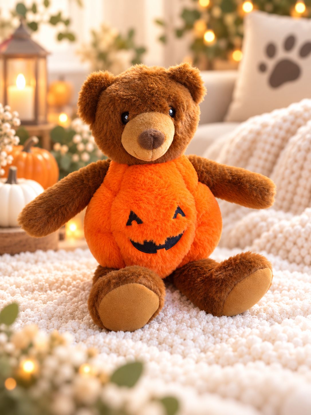 Halloween Hundespielzeug Pumpkin Bear Halloween Hundespielzeug Pumpkin Bear