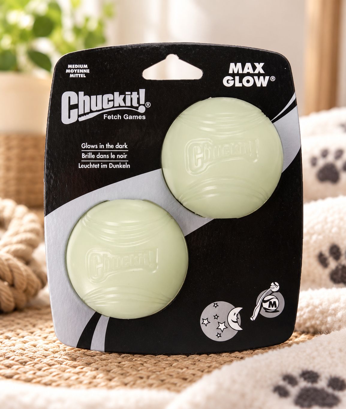 Chuck it! Max Glow 2er Set Gr. M