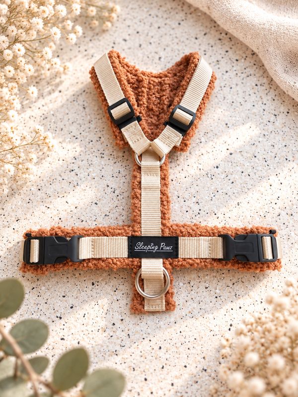 Gr. S Teddy Kupferbraun x Beige