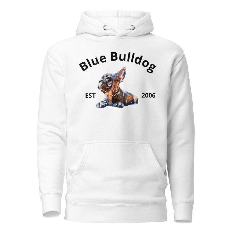 Blue Bulldog Hoodie
