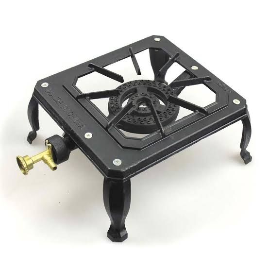 Single Cast Iron Gas Stove.