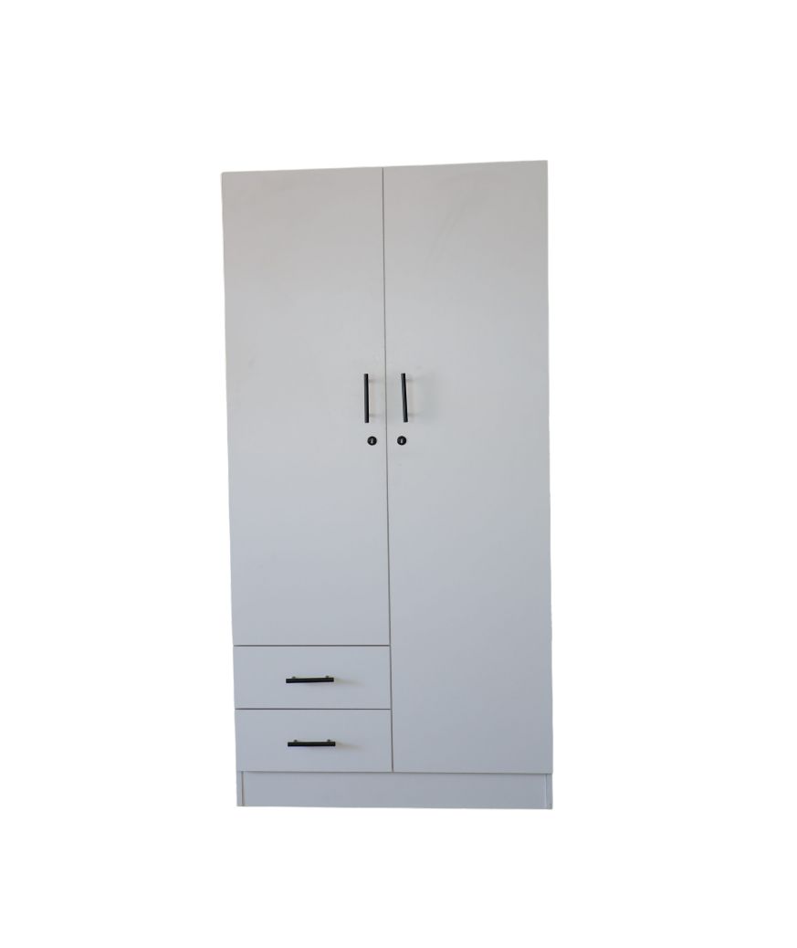 2 Door Melamine Wardrobe