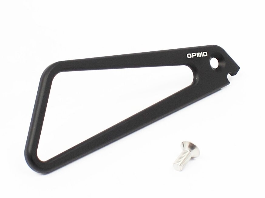 Protection de durite de frein avant Opmid, Choix du coloris: Black
