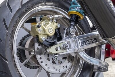 Support d'étrier arrière Over type up