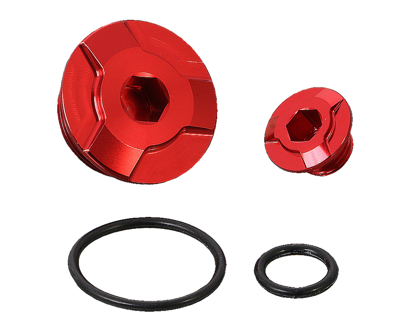 bouchons de service de distribution Kitaco, Choix du coloris: Rouge