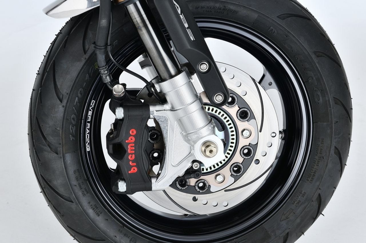 Pieds de fourche Over Racing à support d'étrier radial