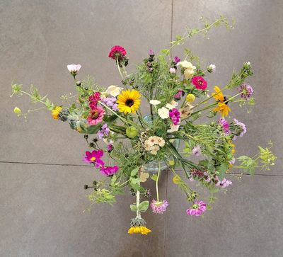 Workshop 'creëer één zelfplukboeket incl. vaas'