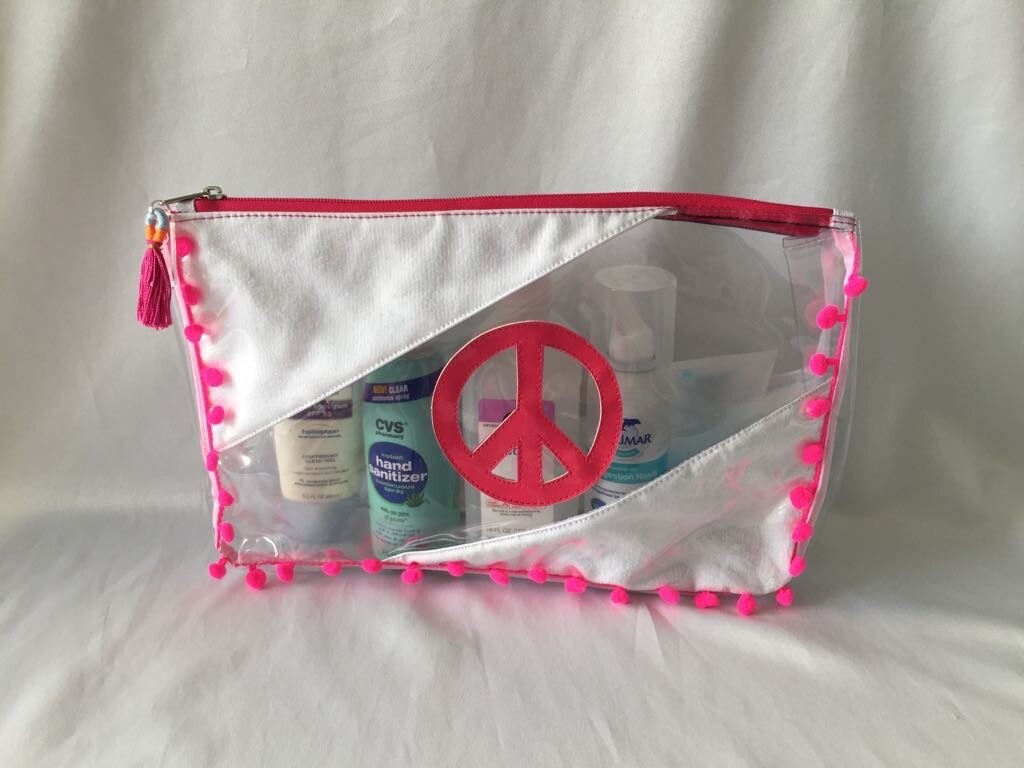 COSMETIQUERA PLASTICA ESTAMPADA