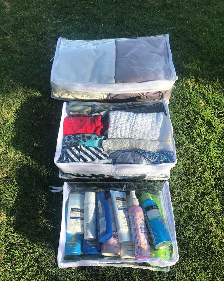 ORGANIZADOR PLASTICO CON ZIPPER  LARGE