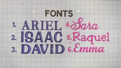 PERSONALIZACION BORDADO