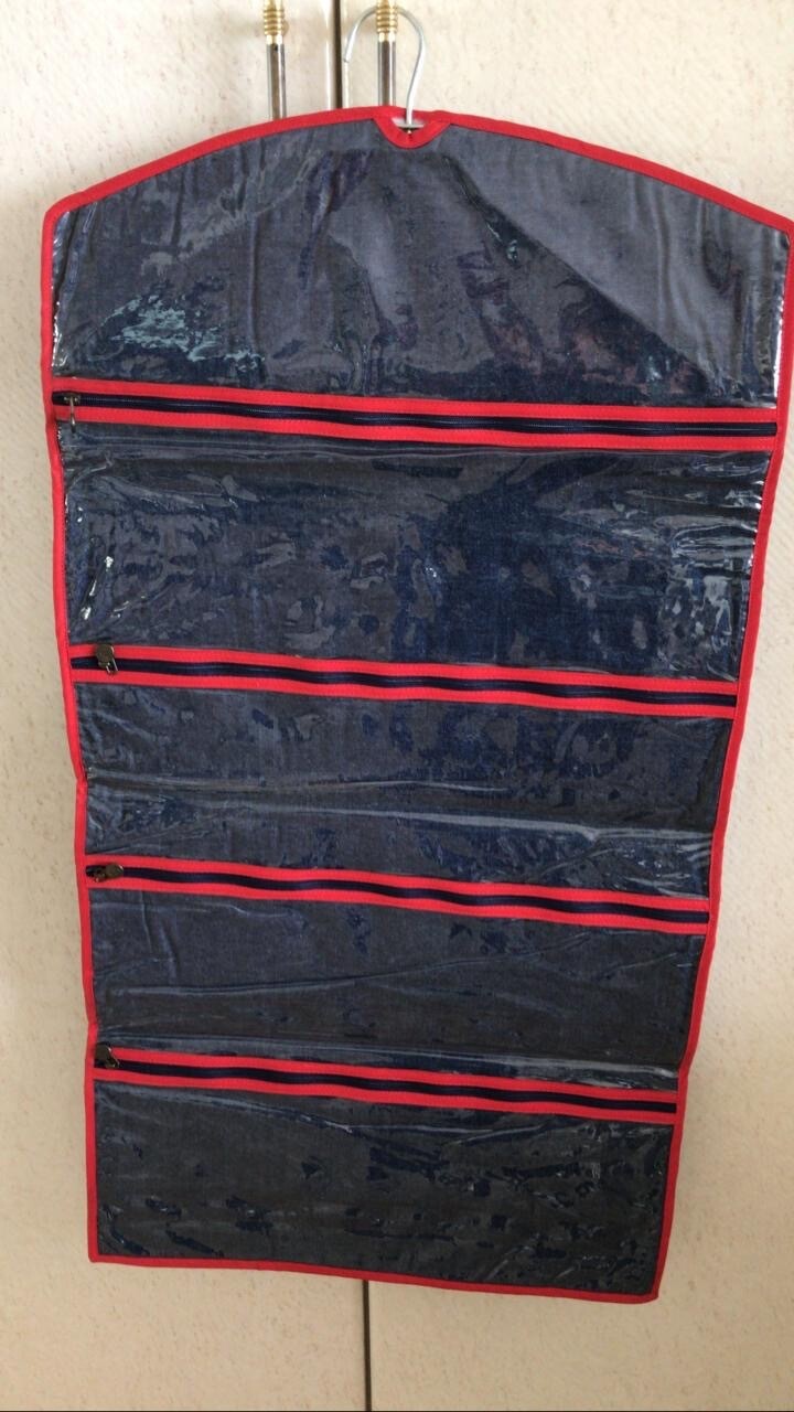 ORGANIZADOR CON GANCHO GRANDE EN TELA DE JEANS