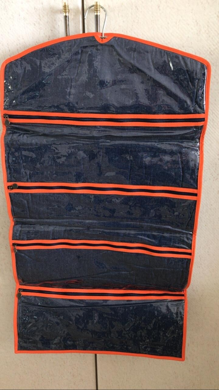 ORGANIZADOR CON GANCHO GRANDE EN TELA DE JEANS