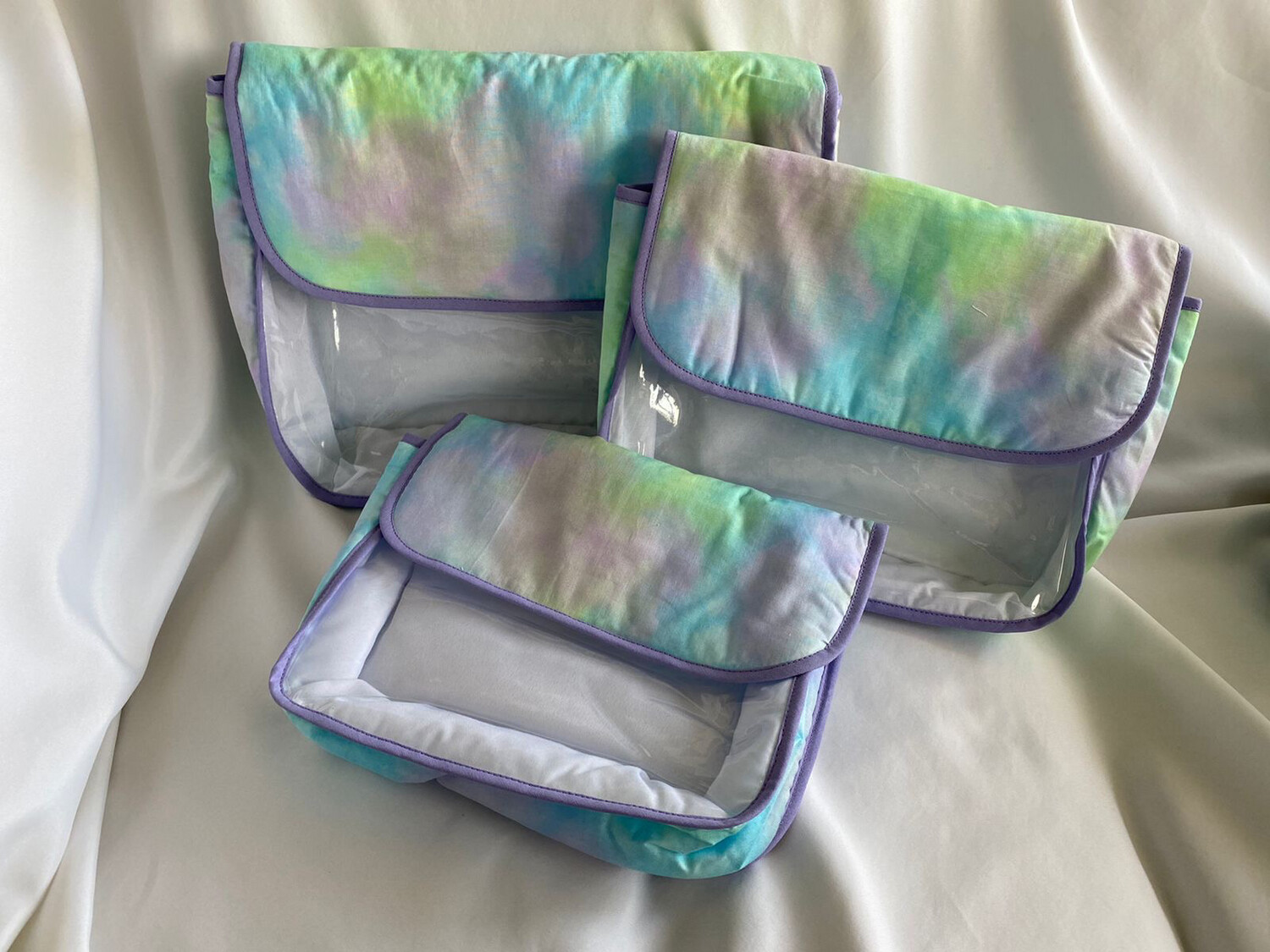 SET DE 3 PIEZAS EN TELA ESTAMPADA