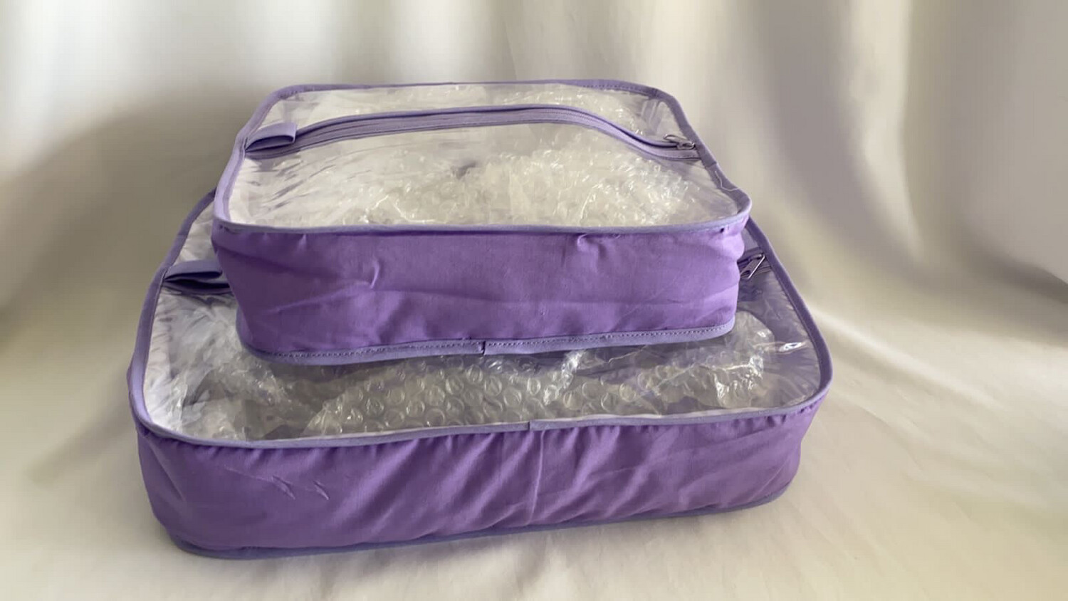 SET DE 2 PIEZAS EN TELA ESTAMPADA