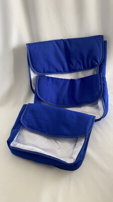 SET DE 3 PIEZAS EN TELA ESTAMPADA