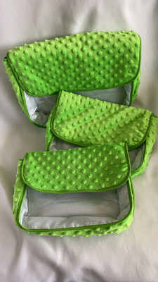 SET DE 3 PIEZAS EN TELA ESTAMPADA