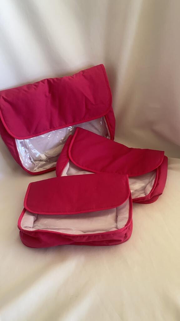 SET DE 3 PIEZAS EN TELA ESTAMPADA