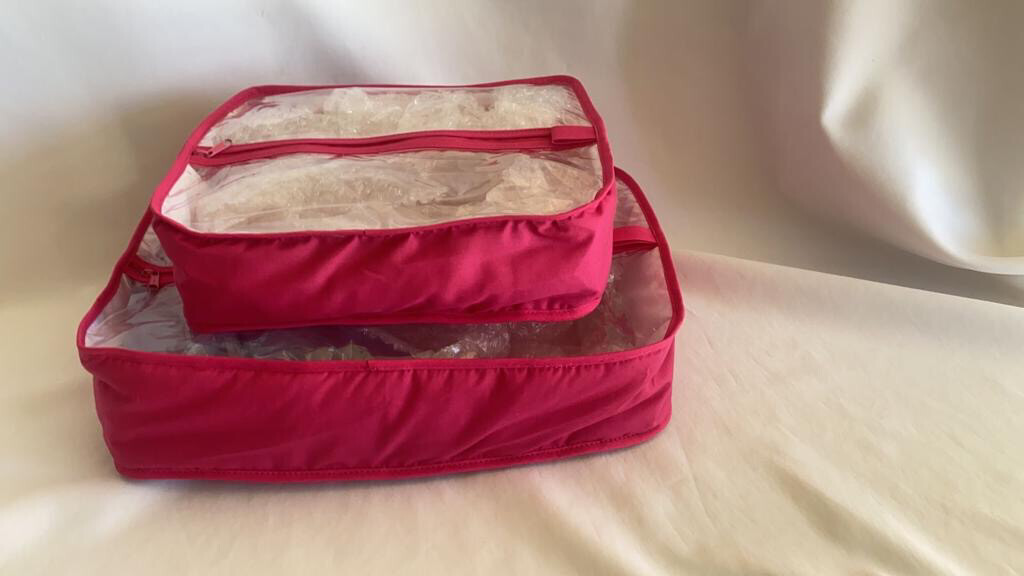 SET DE 2 PIEZAS EN TELA ESTAMPADA