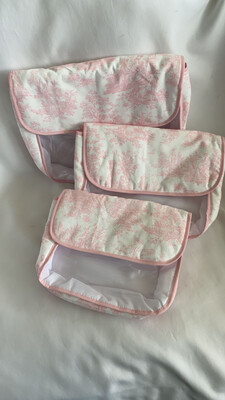 SET DE 3 PIEZAS EN TELA ESTAMPADA