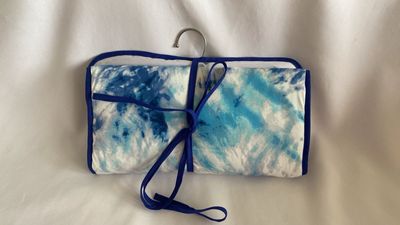 ORGANIZADOR CON GANCHO CHICO EN TELA ESTAMPADA